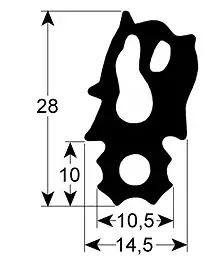 Oventiiviste Metos / Rational SCC101 - Metos uunin oven tiivisteet - 100312 - 2